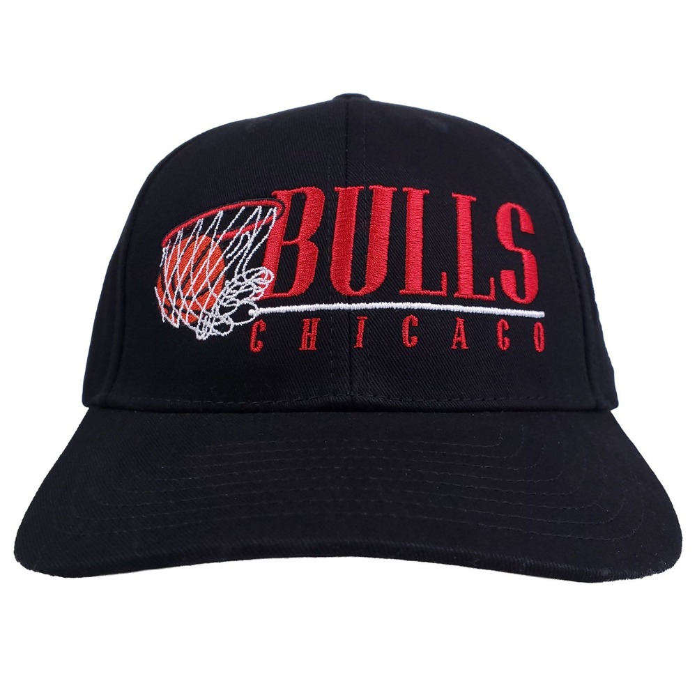Chicago Bulls Mitchell & Ness NBA Pro Fit Snapback Hat Cap Swish Embroidery New